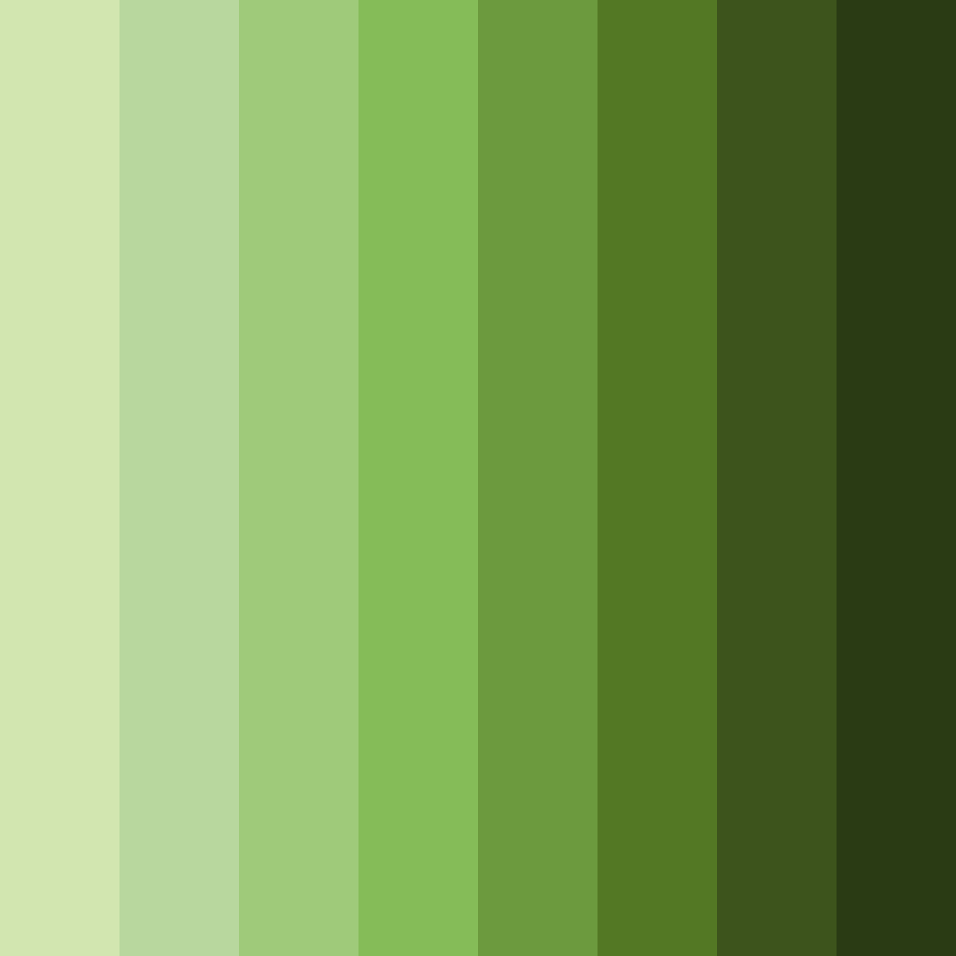 Download verdant grove color palette PNG image (square)