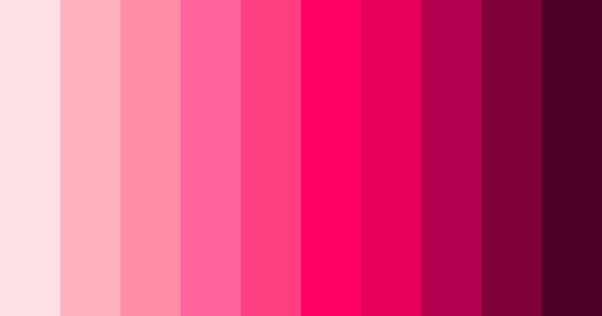 Download blushing bouquet color palette PNG image (landscape)
