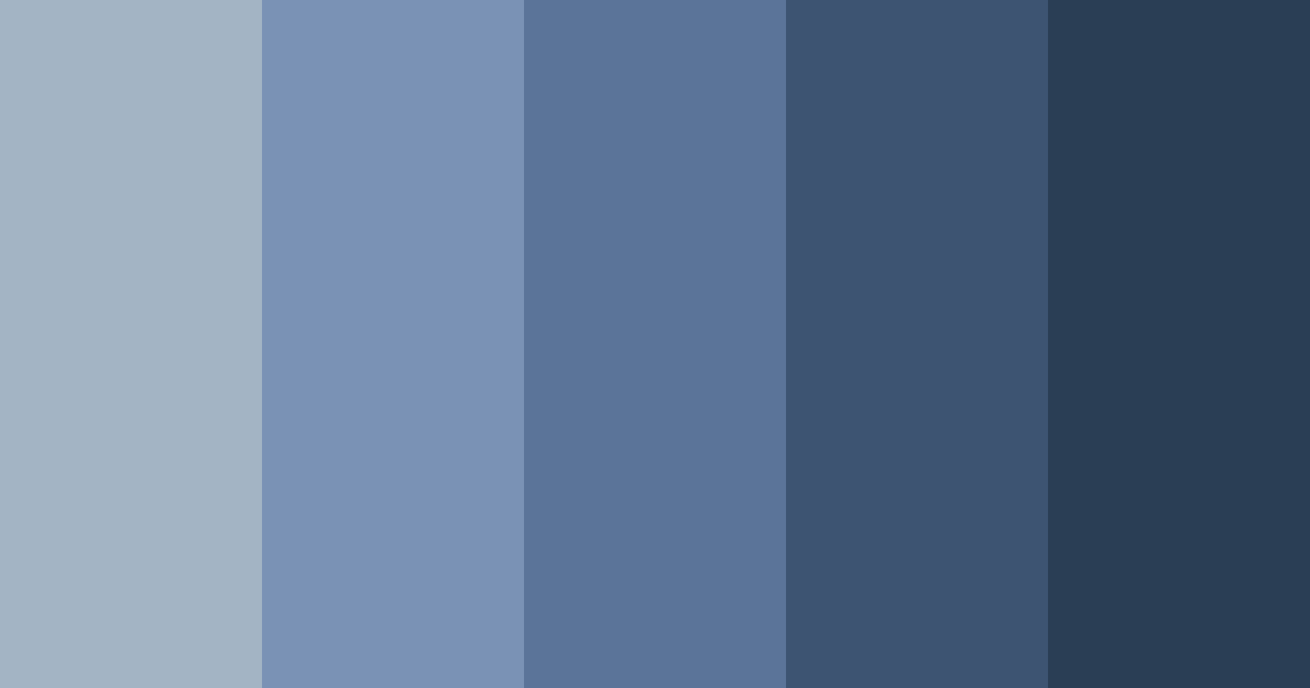 Download grey blue serenity color palette PNG image (landscape)