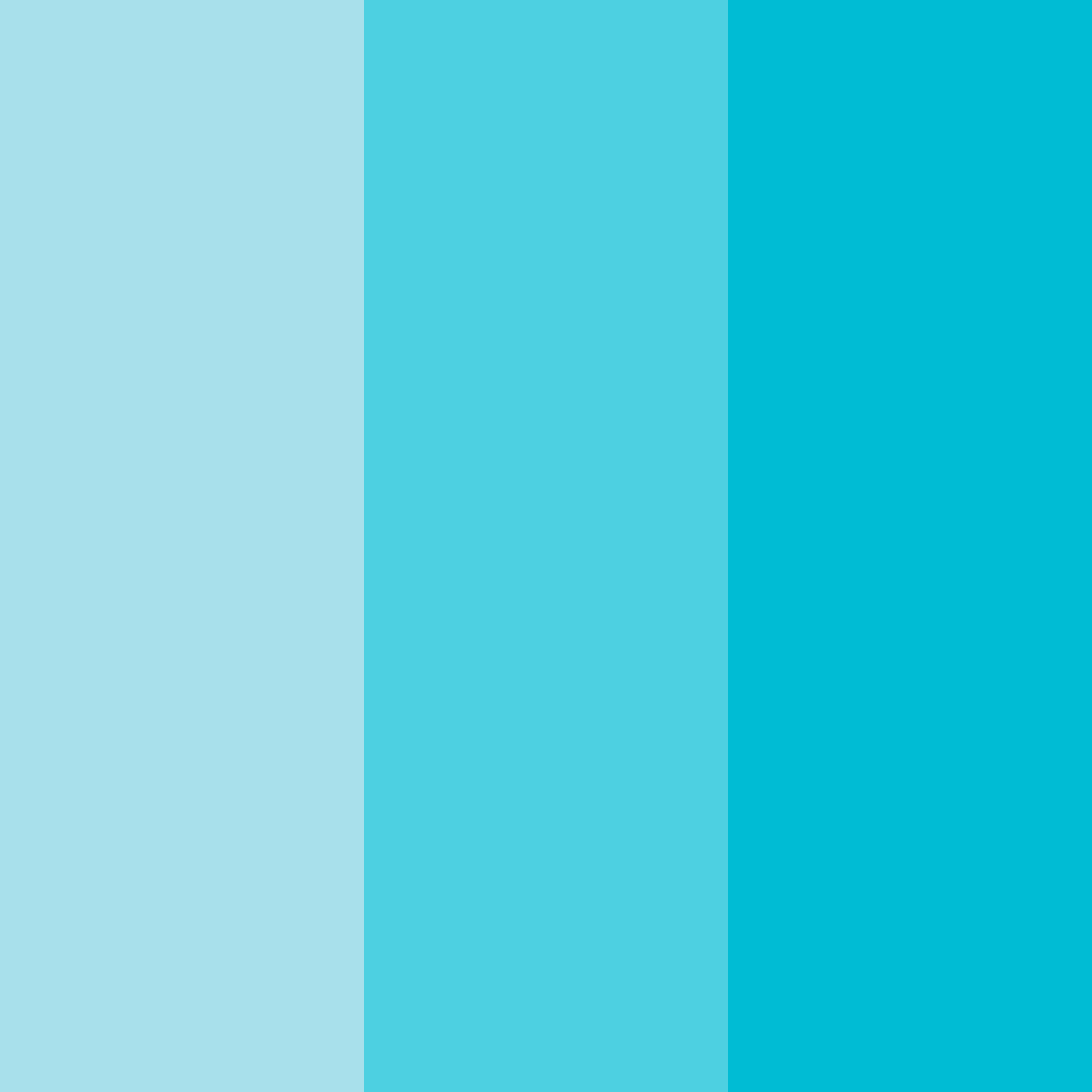 Download aqua dreams color palette PNG image (square)