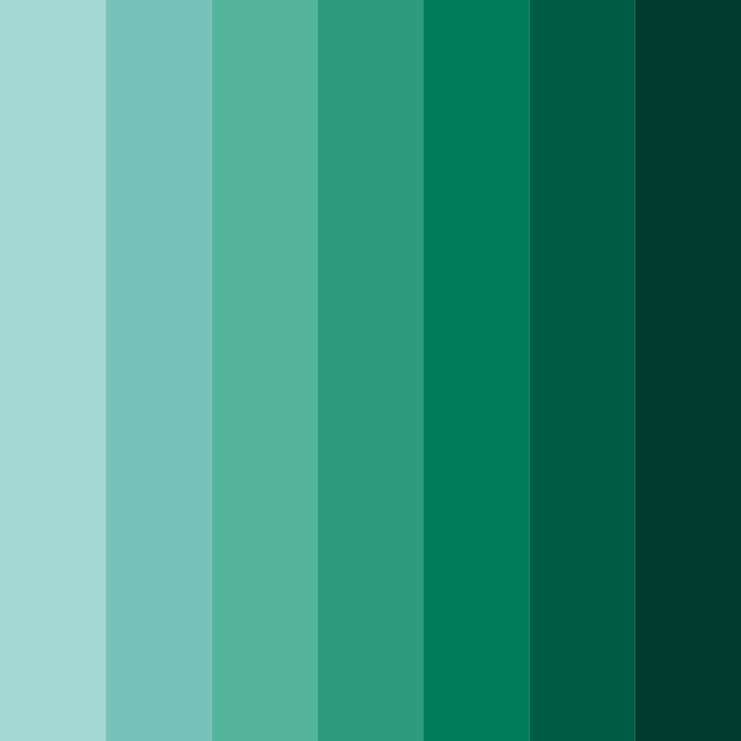 Download emerald enchantment color palette PNG image (square)
