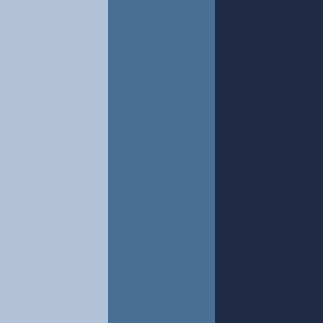 Download chic navy color palette PNG image (square)