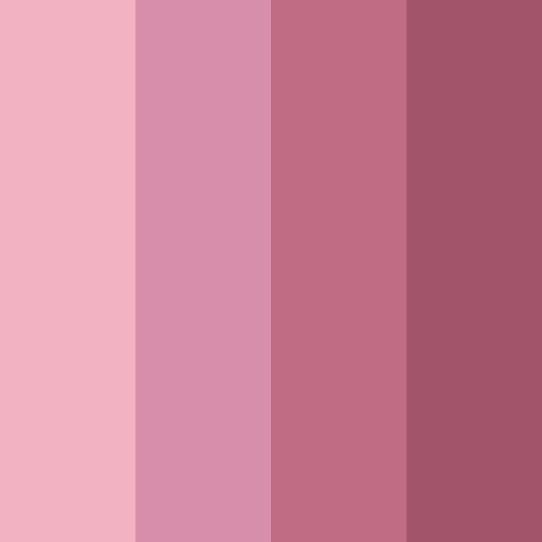 Download blushing rosewood color palette PNG image (square)