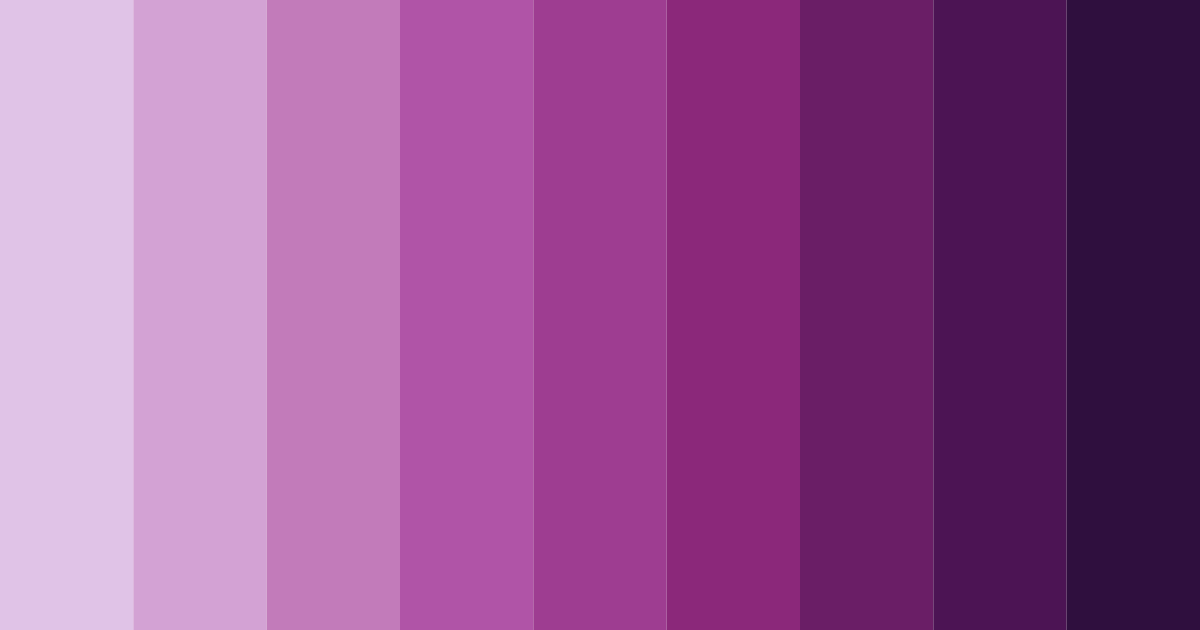 Download lilac shades color palette PNG image (landscape)