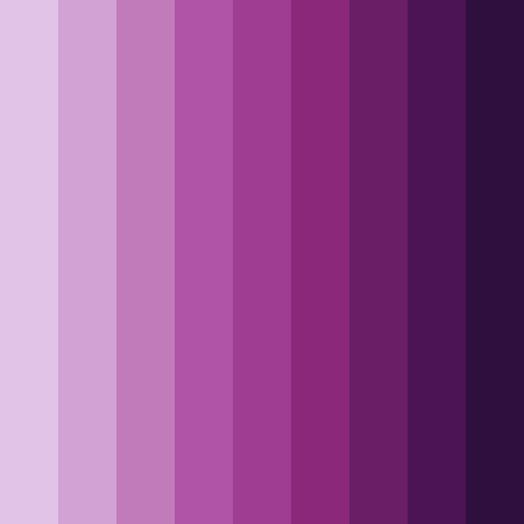 Download lilac shades color palette PNG image (square)