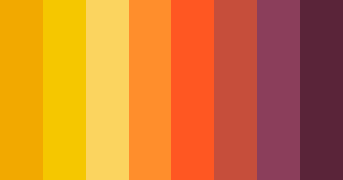 Download fiesta delight color palette PNG image (landscape)