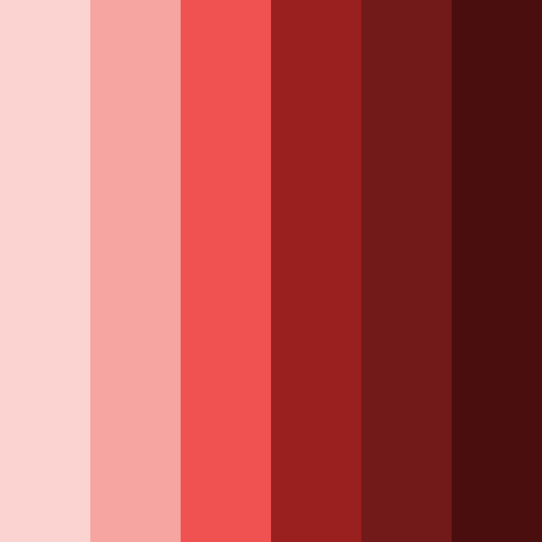 Download red roses color palette PNG image (square)
