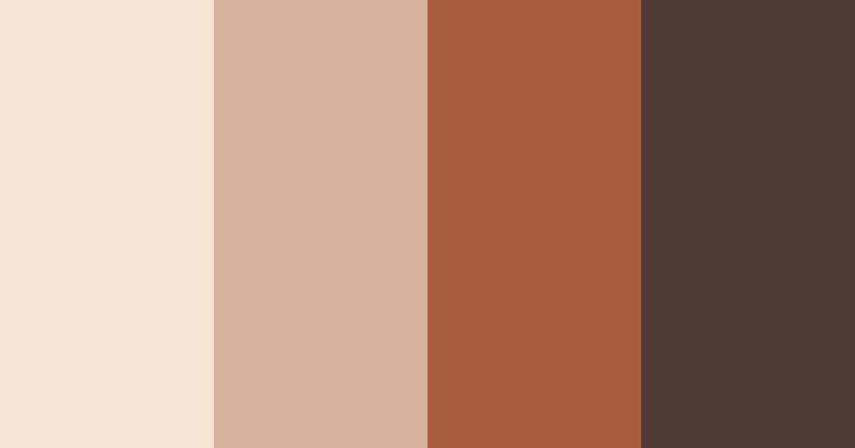 Download cocoa delight color palette PNG image (landscape)