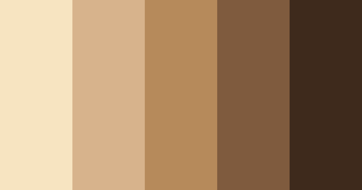 Download brown delight color palette PNG image (landscape)