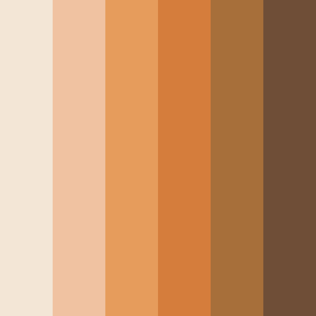 Download desert oasis color palette PNG image (square)