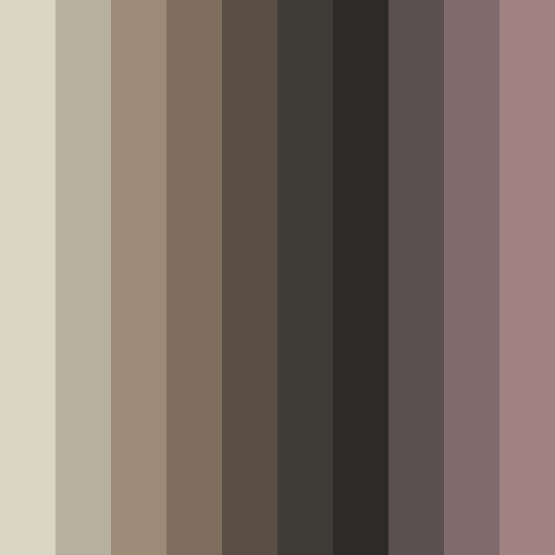 Download brown grunge color palette PNG image (square)