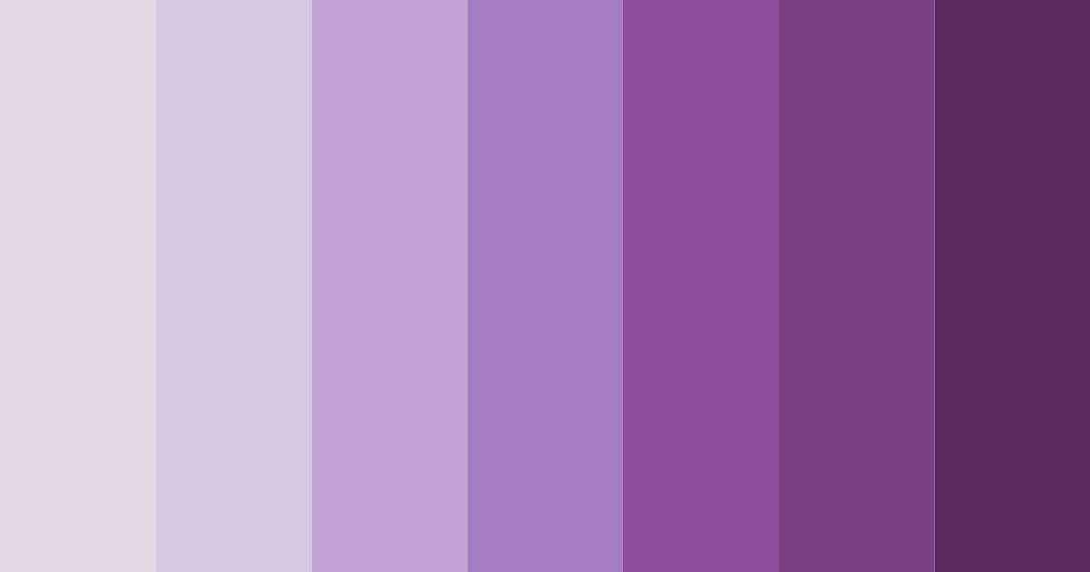 Download lavender wisteria mix color palette PNG image (landscape)