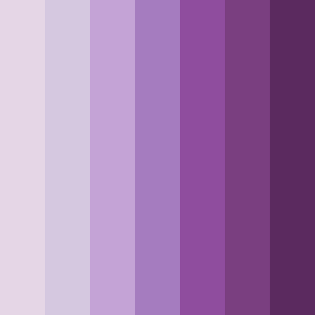 Download lavender wisteria mix color palette PNG image (square)