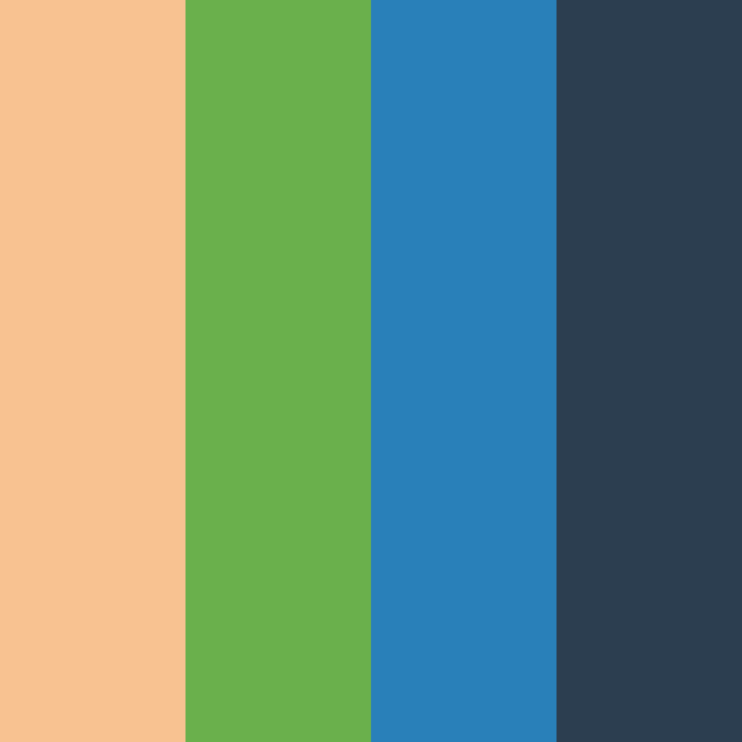 Download orange blue sky color palette PNG image (square)