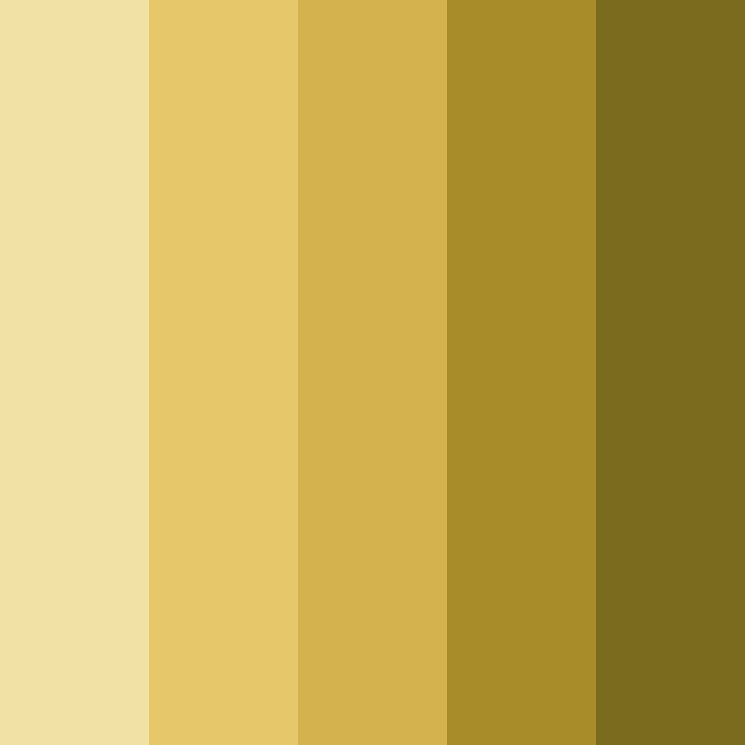 Download old gold shades color palette PNG image (square)