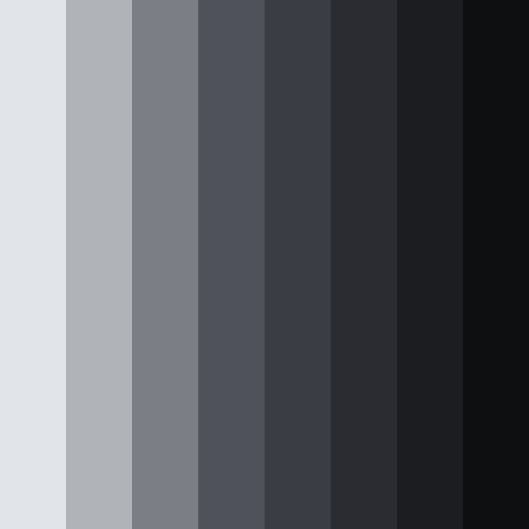Download deep graphite shades color palette PNG image (square)