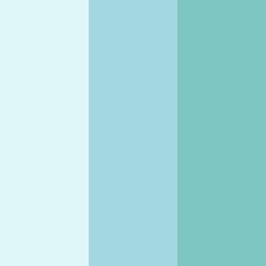 Download turquoise breeze color palette PNG image (square)