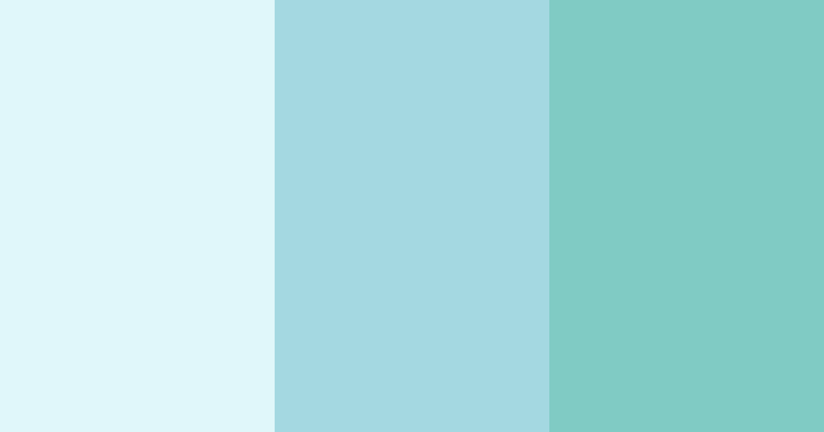 Download aqua whisper color palette PNG image (landscape)