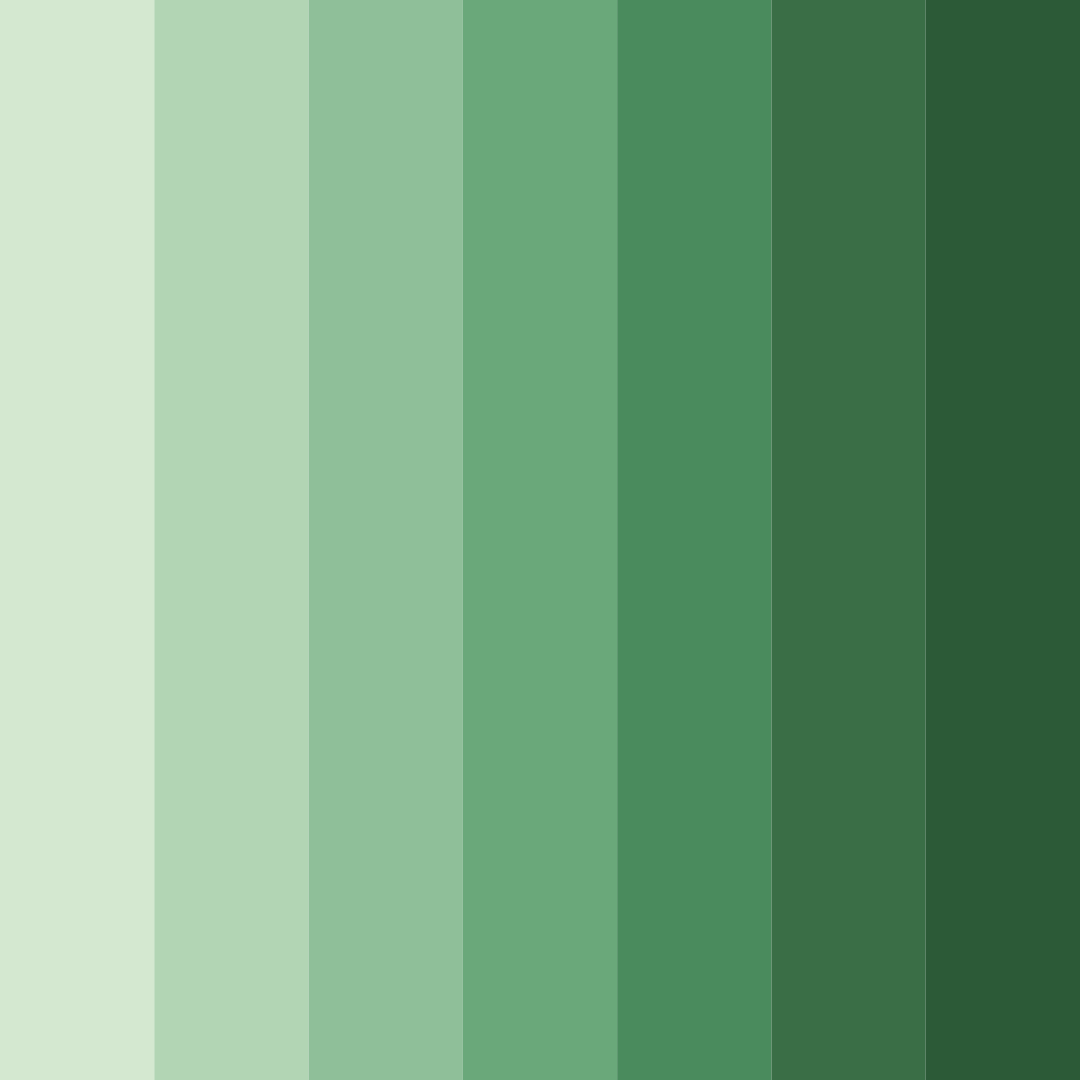 Download sage green serenity color palette PNG image (square)