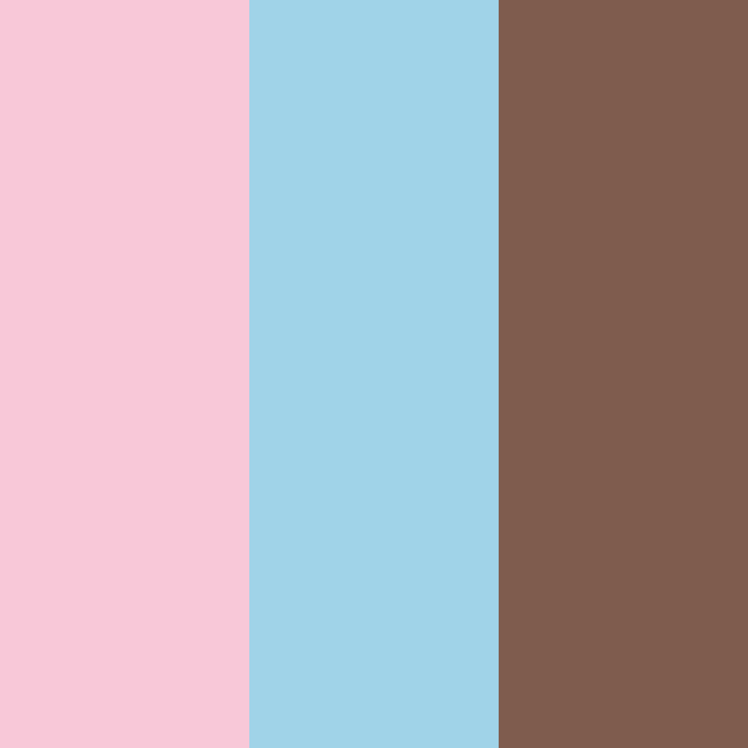 Download cotton candy skies color palette PNG image (square)