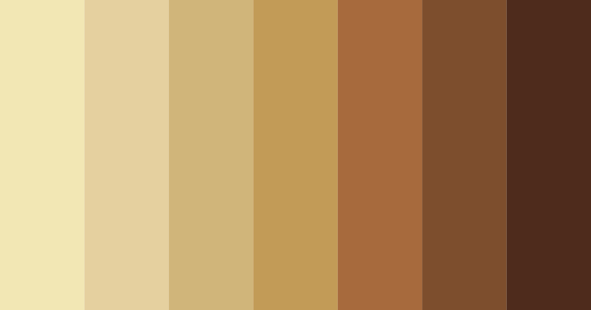 Download brown earth color palette PNG image (landscape)