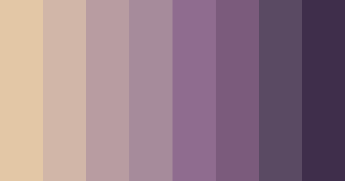 Download muted purple color palette PNG image (landscape)