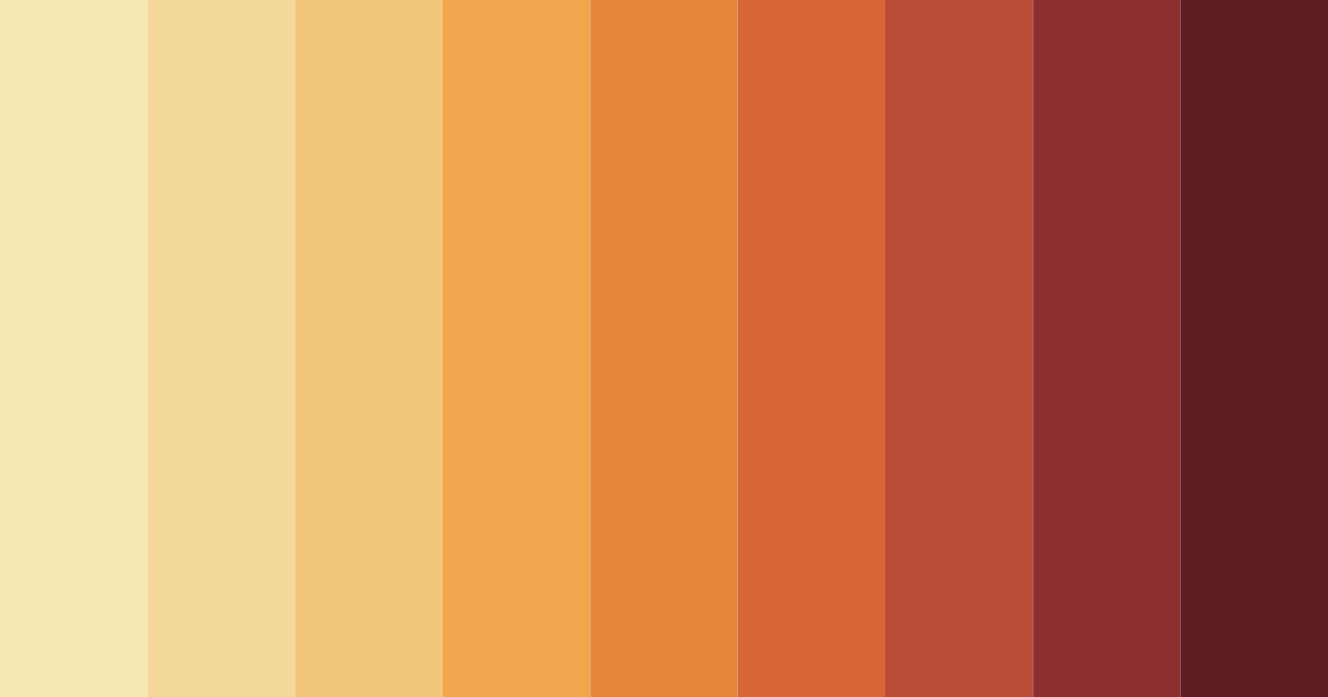 Download golden sunset color palette PNG image (landscape)