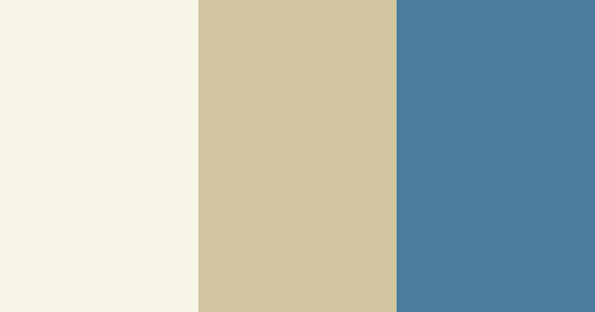 Download dark blue beige color palette PNG image (landscape)