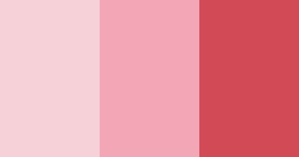 Download shades of pink color palette PNG image (landscape)