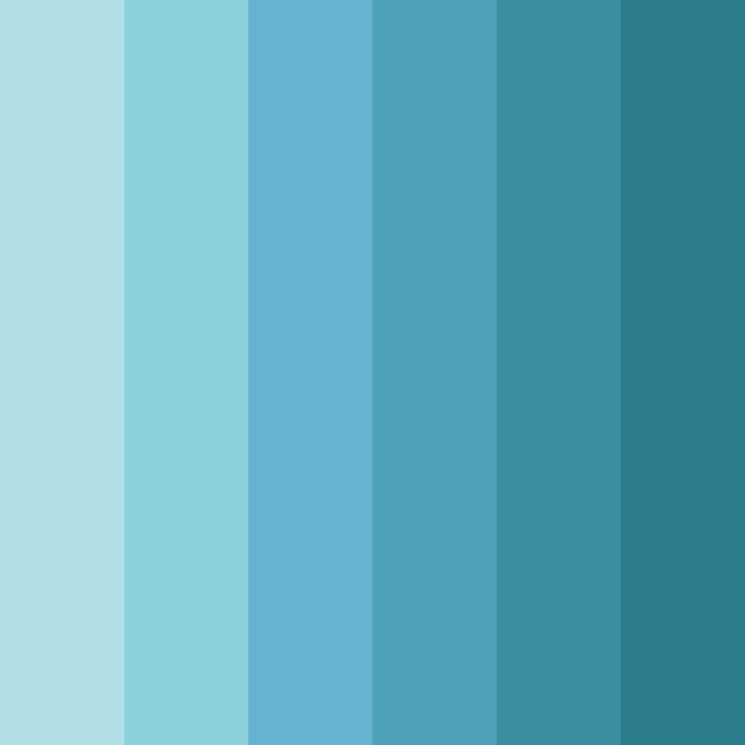 Download teal chocolate mint color palette PNG image (square)