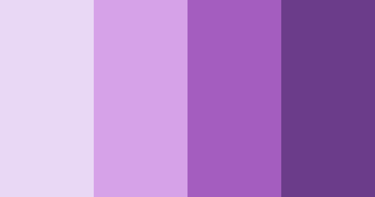 Download purple flower color palette PNG image (landscape)