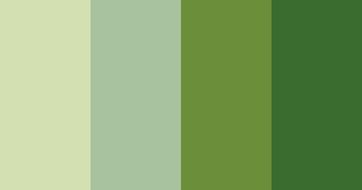 Download green forest color palette PNG image (landscape)