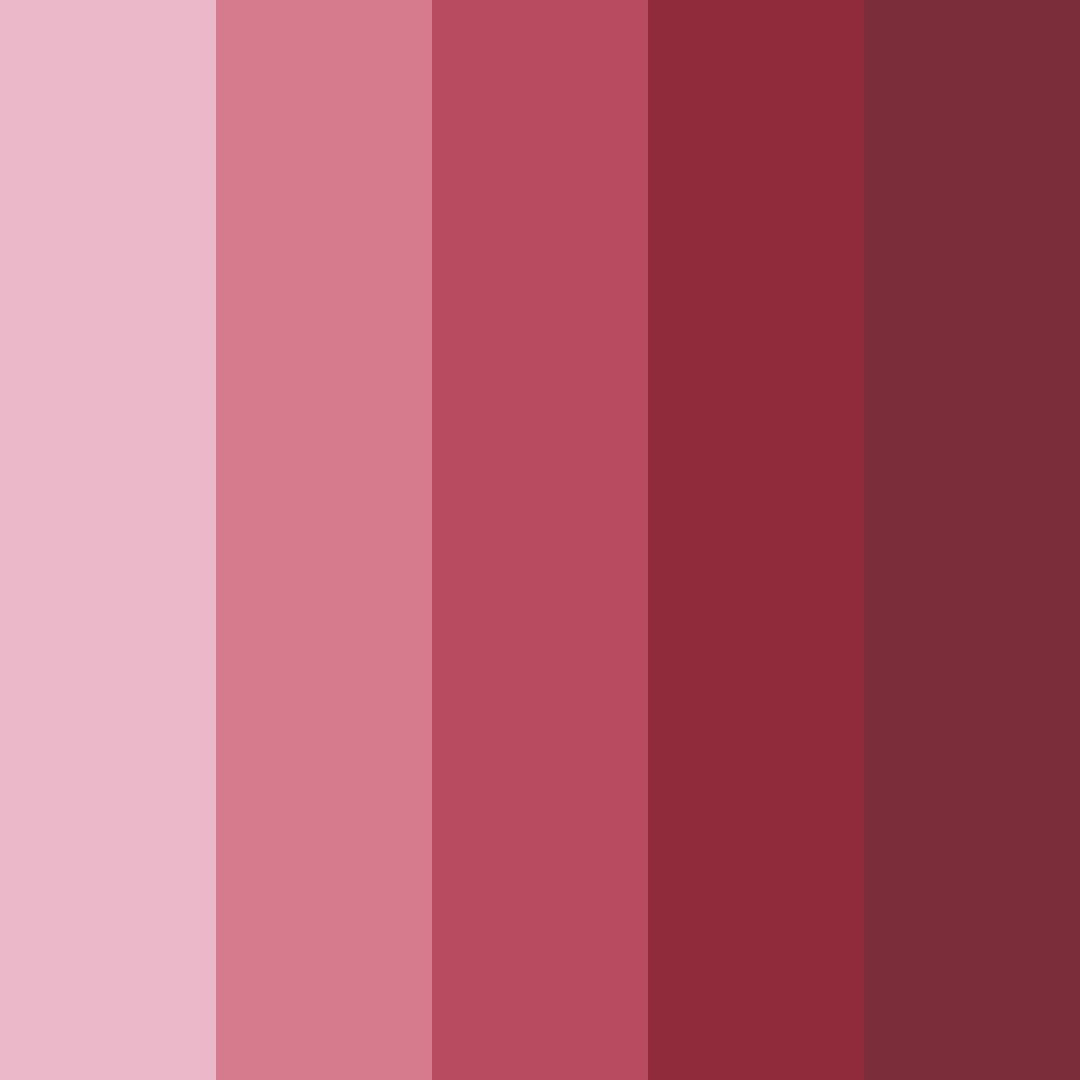 Download dark red color palette PNG image (square)