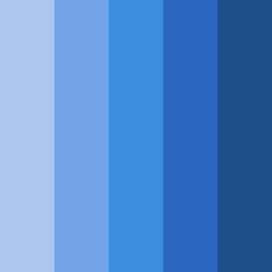Download serenade of blues color palette PNG image (square)