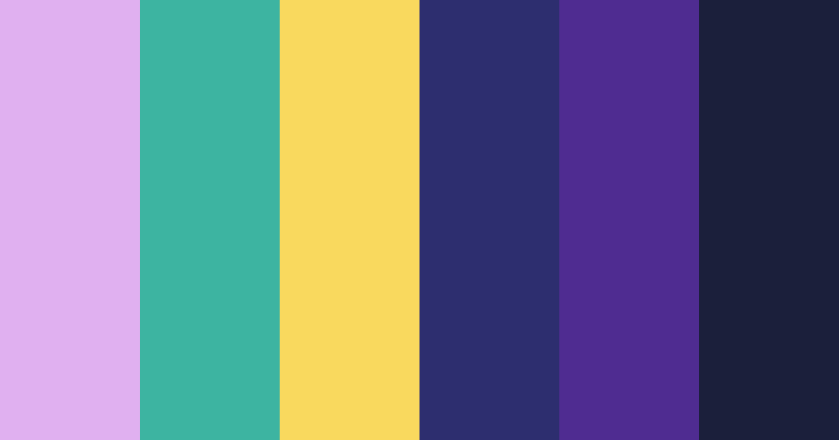 Download deep purple dream color palette PNG image (landscape)