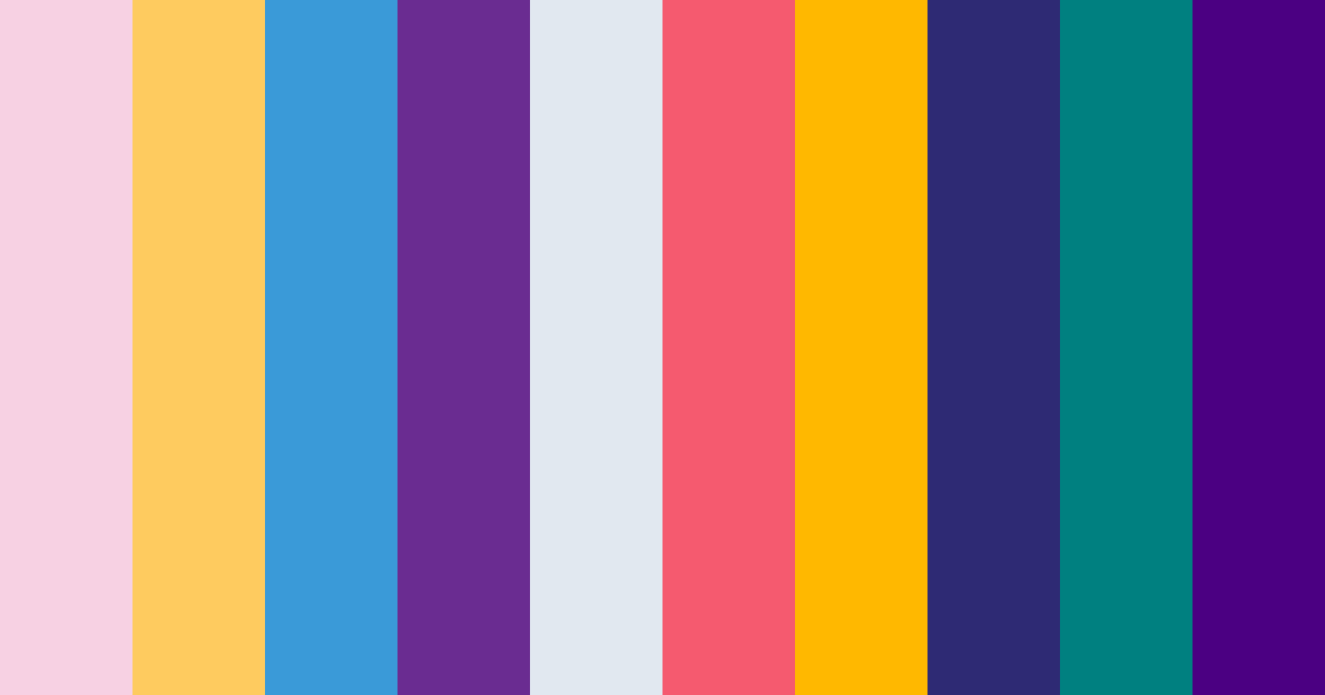 Download vibrant oasis color palette PNG image (landscape)