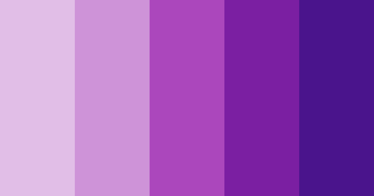 Download violet reverie color palette PNG image (landscape)