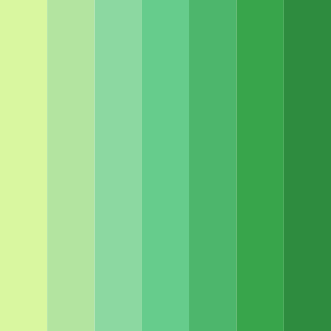 Download light green serenity color palette PNG image (square)
