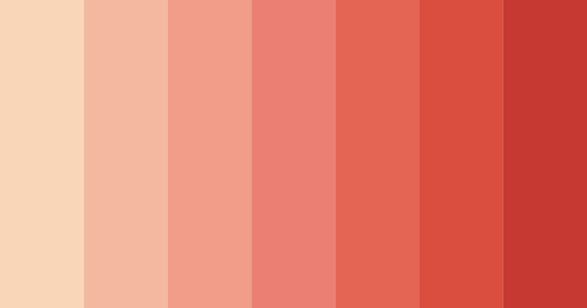 Download sunrise red color palette PNG image (landscape)