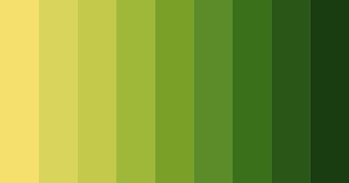 Download lush leaf lullaby color palette PNG image (landscape)
