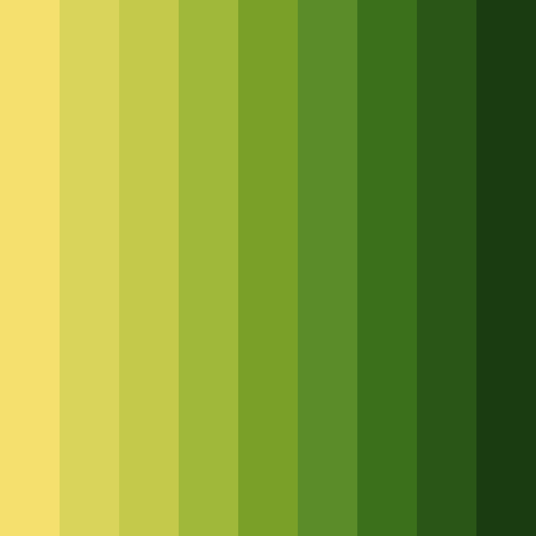 Download lush leaf lullaby color palette PNG image (square)