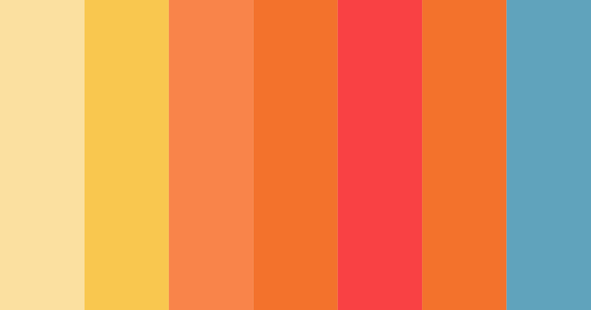 Download sunset celebration color palette PNG image (landscape)