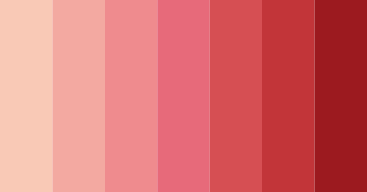 Download blushing crimson dreams color palette PNG image (landscape)
