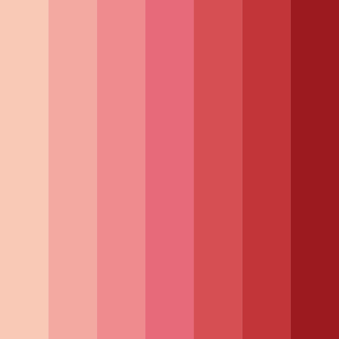 Download blushing crimson dreams color palette PNG image (square)