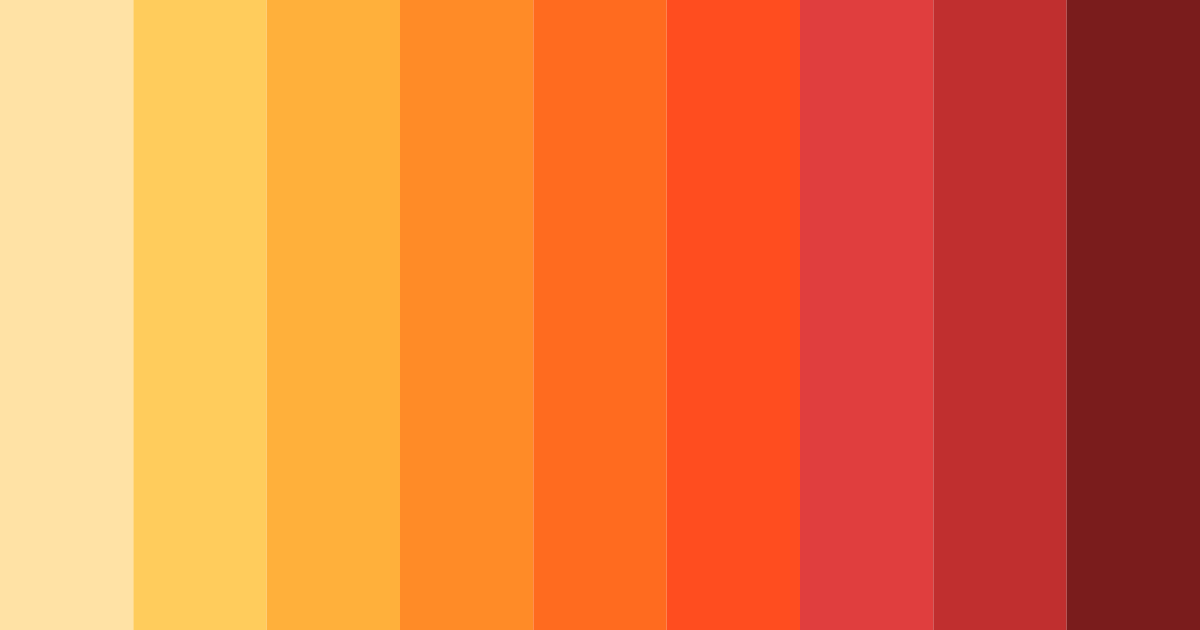 Download autumn ember delight color palette PNG image (landscape)