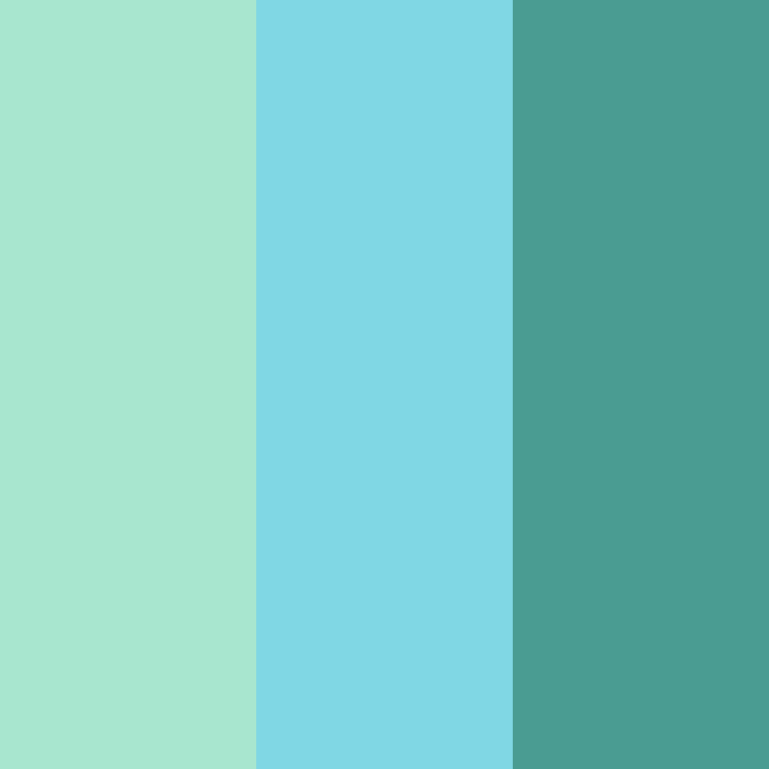 Download teal sky color palette PNG image (square)
