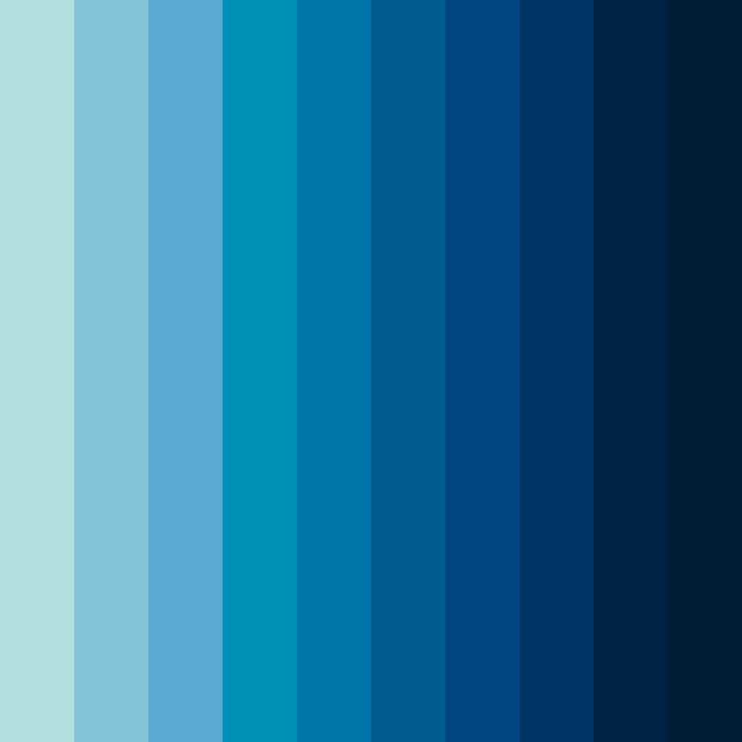 Download abyssal cascade color palette PNG image (square)