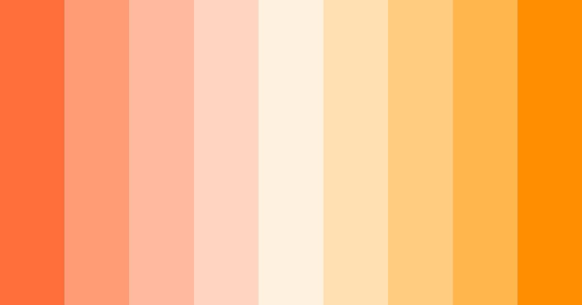Download sunset sorbet color palette PNG image (landscape)