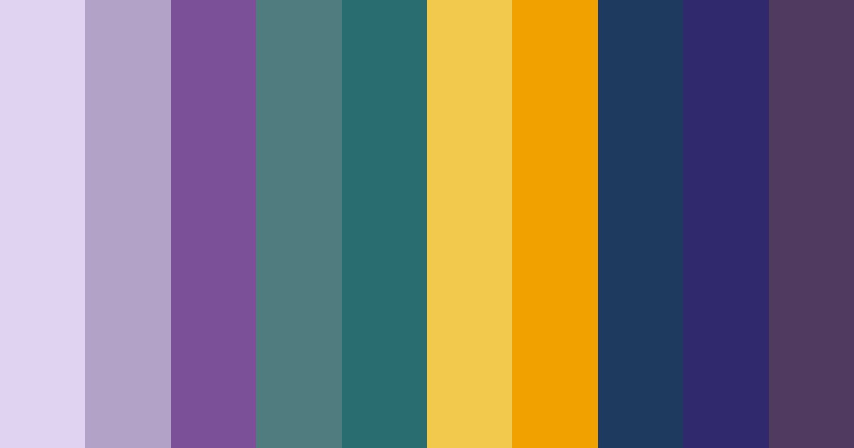 Download deep purple harmony color palette PNG image (landscape)