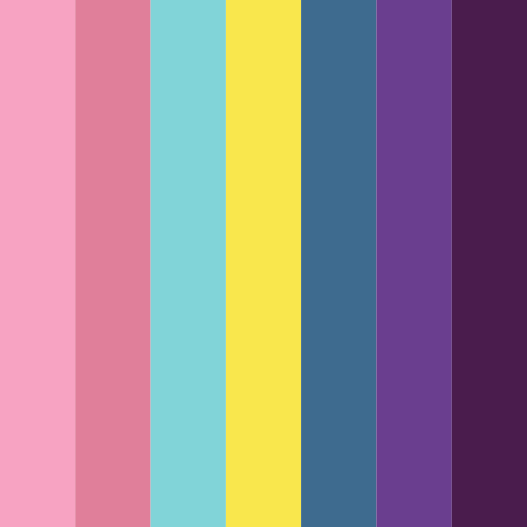 Download vibrant harmony color palette PNG image (square)